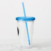 Custom Company Business Logo Branded QR Code アクリルタンブラー (左)