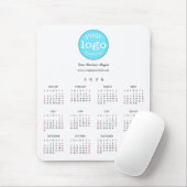 Custom Company Business Logo Office 2026 Calendar マウスパッド (マウス)