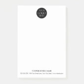 Custom Company Business Logo Promotional ポストイット (正面)