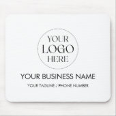 Custom Company Business Logo Promotional Modern マウスパッド (正面)