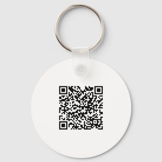 Custom Company Business Logo QR Code Modern キーホルダー (裏面)
