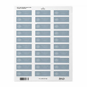 Custom Company Business Logo Return Address ラベル (フルシート)