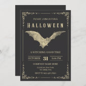 Custom Company Halloween Party 招待状 (正面/裏面)