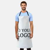 Custom Company Logo  エプロン (着用した状態)
