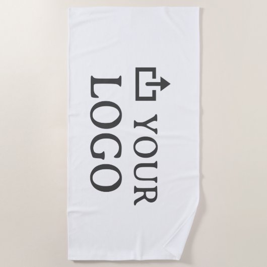 Custom Company Logo  ビーチタオル (正面)