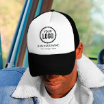 Custom Company Logo And Slogan With Promotional キャップ<br><div class="desc">Personalize a Hat with this simple and minimalist template,  and promote your Company or Business to Increase leads and generate more sales. Add your details,  All text style,  colors,  sizes can be modified to fit your needs. If you need help or matching items,  please contact me</div>