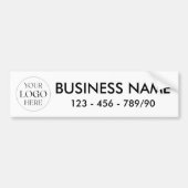 Custom Company Logo Business Promotional Modern  バンパーステッカー (正面)