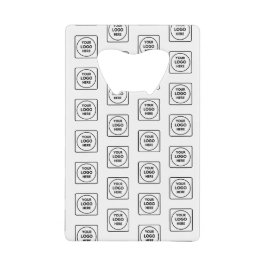 Custom Company Logo Credit Card Branding Design クレジットカード栓抜き