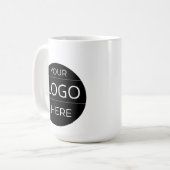 Custom Company Logo Mug – Great Corporate Gift Ide コーヒーマグカップ (正面左)