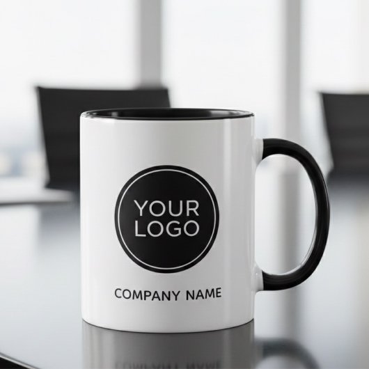 Custom Company Logo Mug | Minimalist Business  マグカップ