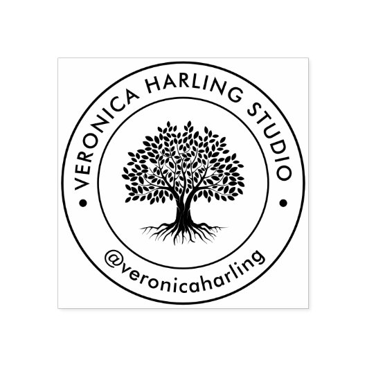 Custom Company Logo Rubber Stamp – Design  ラバースタンプ (インプリント)