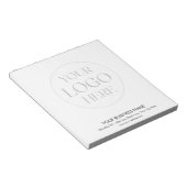 Custom Company Logo Simple Promotional Business ノートパッド (アングル)
