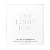 Custom Company Logo Simple Promotional Business ノートパッド (正面)