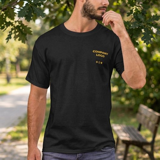 Custom Company Logo T-Shirts, Personalized Double  Tシャツ