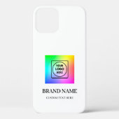 Custom Company Logo Text iphone case Case-Mate iPhoneケース (裏面)
