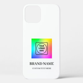 Custom Company Logo Text iphone case 12ケース