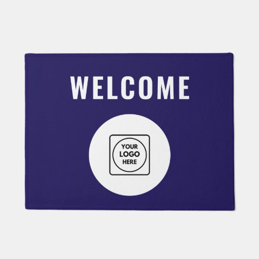 Custom Company Logo Welcome doormat ドアマット (正面)