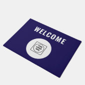 Custom Company Logo Welcome doormat ドアマット (アングル)