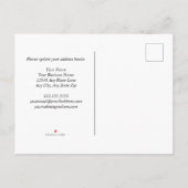 Custom Company Office Building Business Moving 案内ポストカード (裏面)