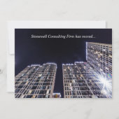 Custom Company Office Building Business Moving 案内状 (正面)