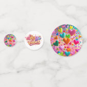 Custom Confetti Circles – Personalized Party Decor コンフェッティ (正面)