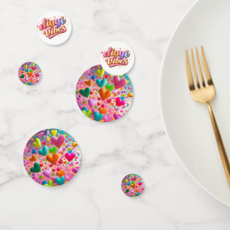 Custom Confetti Circles – Personalized Party Decor コンフェッティ