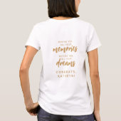 Custom Confetti Photo Proud Parent Class of 2026 Tシャツ (裏面)