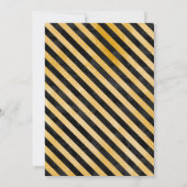 Custom Construction Dump Truck Birthday  招待状 (裏面)