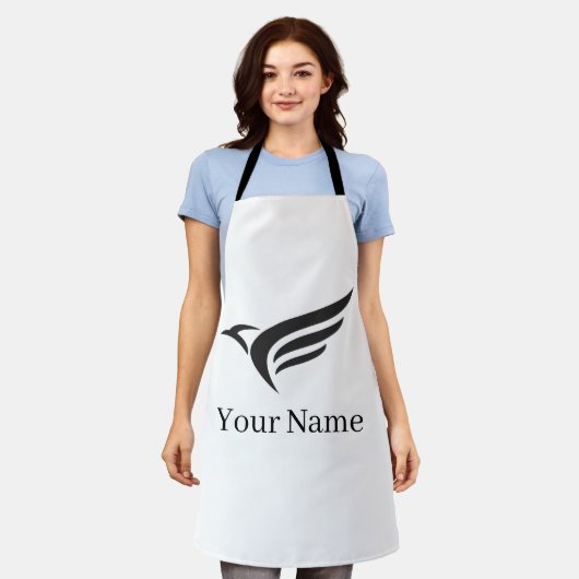 Custom Cooking エプロン (着用した状態)