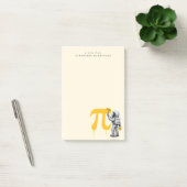 Custom Cool Astronaut Painting Pi Symbol Pi Day  ポストイット (オフィス)