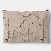 Custom cool bark background wooden artwork アクセサリーポーチ (裏面)