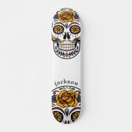 Custom Cool Illustrated Skull Skateboard スケートボード