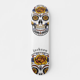 Custom Cool Illustrated Skull Skateboard スケートボード