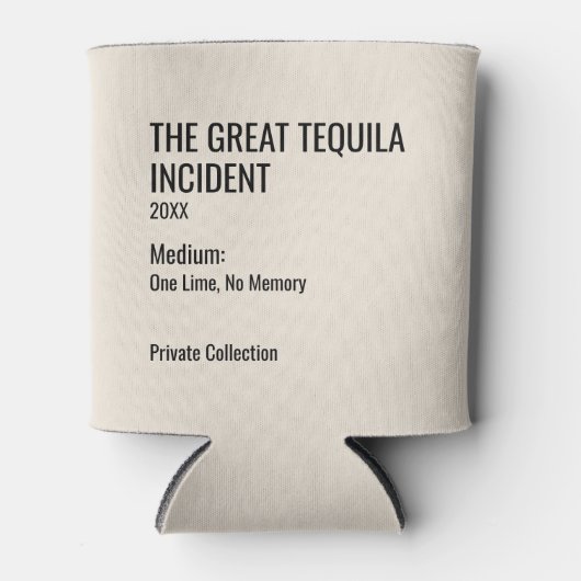 Custom Cool Inside Joke Bachelorette Party Favor 缶クーラー (正面)