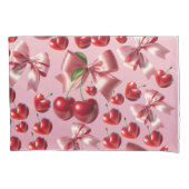 Custom Coquette Heart Bow Pattern  枕カバー (正面)