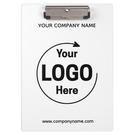 Custom Corporate Business Logo  クリップボード (正面)