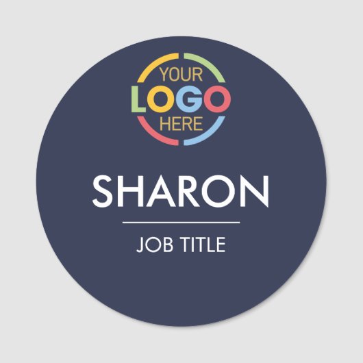 Custom Corporate Business Logo Employee Magnetic 名札 (正面)