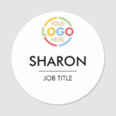 Custom Corporate Business Logo Employee Magnetic 名札 (正面)
