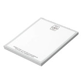Custom Corporate Business Logo Modern Professional ノートパッド (回転)