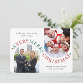Custom Corporate Christmas Card | 2 Photos シーズンカード (スタンド正面)