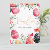 Custom Corporate Easter Greeting Card カード (スタンド正面)