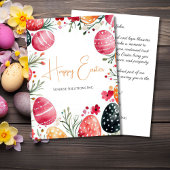 Custom Corporate Easter Greeting Card カード