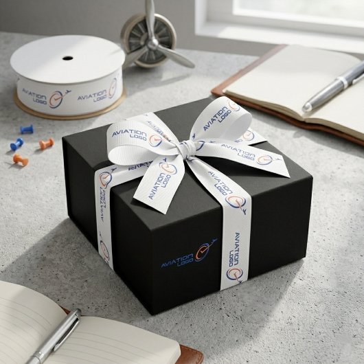 Custom Corporate Gift Logo Grosgrain Ribbon グログランリボン