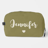 Custom Cosmetic Bag for Bridesmaid Proposal Gift ドップキット (正面)