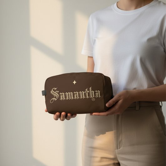 Custom Cosmetic Bag Gift for Mom, Grandma, or Girl ドップキット