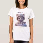Custom Cosmic Cat T-Shirt – Personalized Pastel Tシャツ (正面)