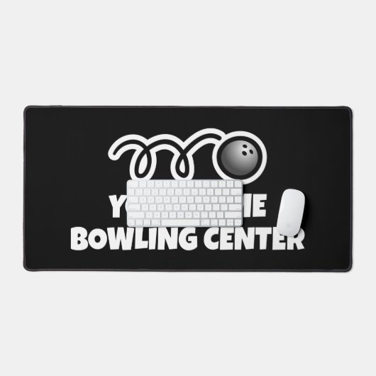 Custom counter desk mat for bowling center デスクマット (キーボード&マウス)
