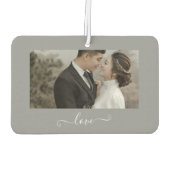 Custom Couple Love Air Freshener カーエアーフレッシュナー (裏面)