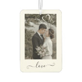 Custom Couple Love Air Freshener カーエアーフレッシュナー (裏面)