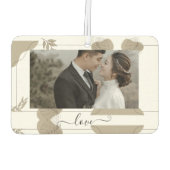 Custom Couple Love Air Freshener カーエアーフレッシュナー (裏面)